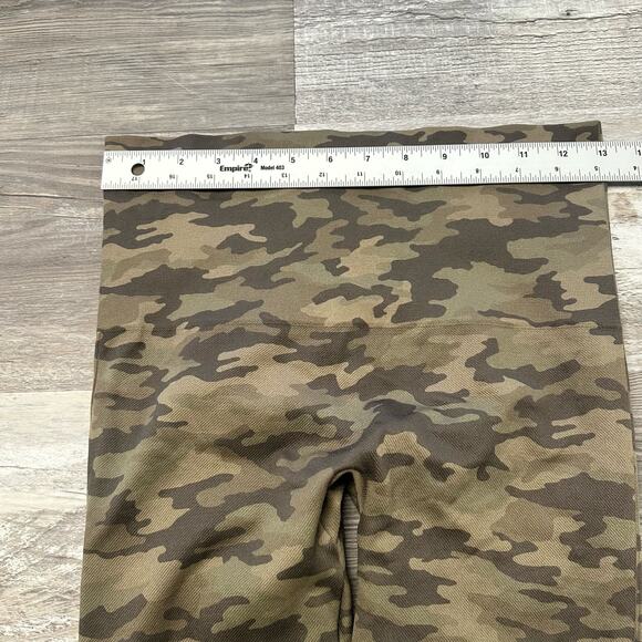 Spanx Look At Me Now Camouflage Womens L Control Top Seamless Camo Yoga Leggings - Picture 5 of 10